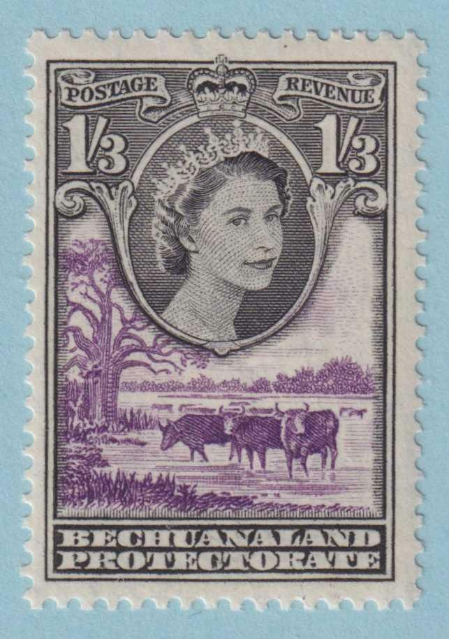 BECHUANALAND PROTECTORATE 162  MINT HINGED OG * NO FAULTS VERY FINE! - HPO