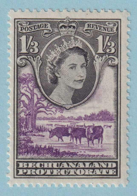 BECHUANALAND PROTECTORATE 162  MINT HINGED OG * NO FAULTS VERY FINE! - HPO