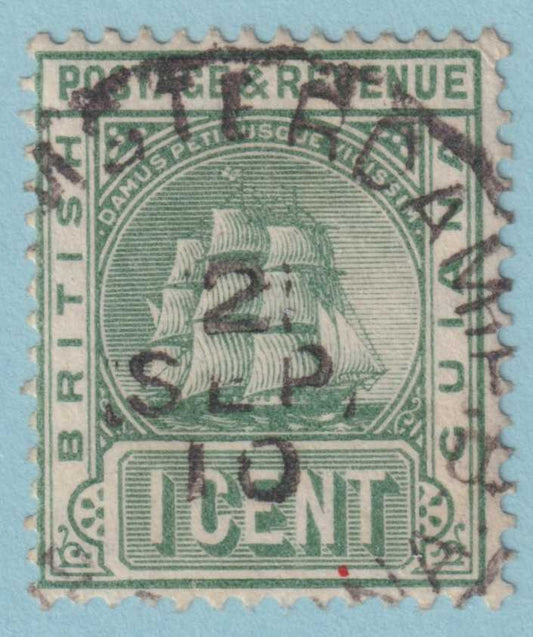 BRITISH GUIANA 160  USED - "NEW AMSTERDAM" CANCEL - NO FAULTS VERY FINE! - DBC