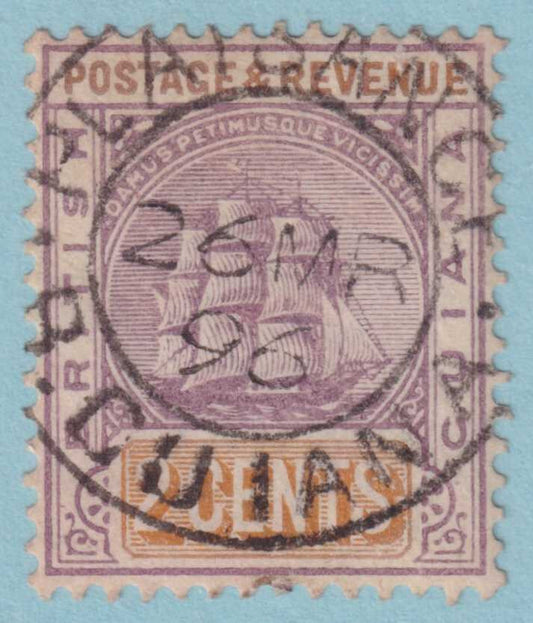 BRITISH GUIANA 132  USED - "PLAISANCE" CANCEL - NO FAULTS VERY FINE! - JTM