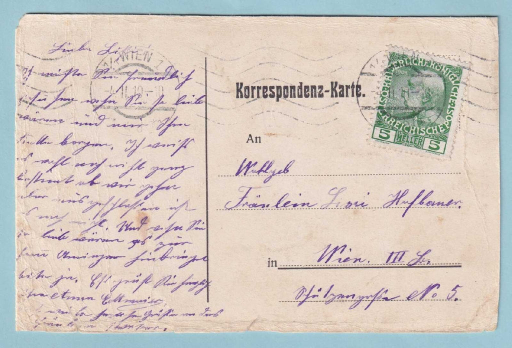 AUSTRIA 1ST STEERABLE BALLOON ESTARIC  RENNER BROTHERS 1911  L B249