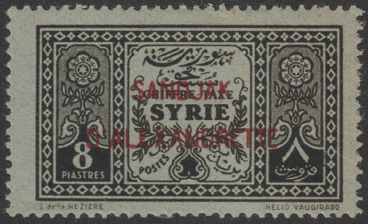 ALEXANDRETTA J6 MINT NEVER HINGED OG** NO FAULTS VERY FINE! BFE