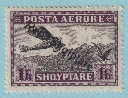 ALBANIA C12 AIRMAIL  MINT HINGED OG * NO FAULTS VERY FINE! - AZN