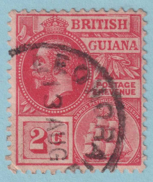 BRITISH GUIANA 179  USED - "LEONORA" CANCEL - NO FAULTS VERY FINE! - HBI