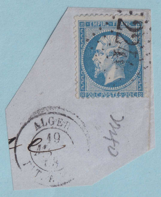 ALGERIA FORERUNNER  USED - NO FAULTS VERY FINE - INTERESTING CANCEL - ANZ
