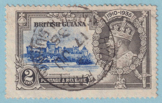 BRITISH GUIANA 223  USED - "HYDE PARK"  CANCEL - NO FAULTS VERY FINE! - RTG