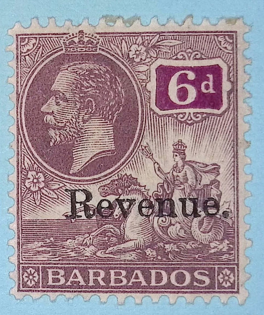 BARBADOS REVENUE 123 MINT HINGED OG*  NO FAULTS VERY FINE! TCK