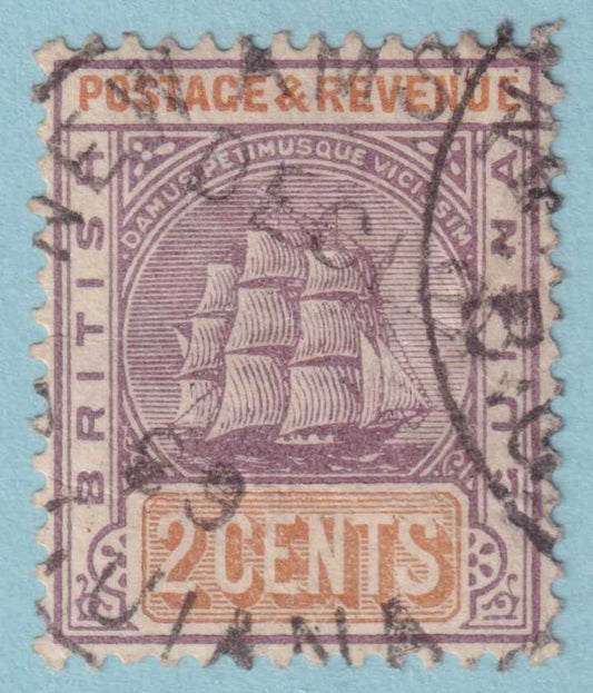 BRITISH GUIANA 132  USED - "NEW AMSTERDAM" CANCEL - NO FAULTS VERY FINE! - YWE