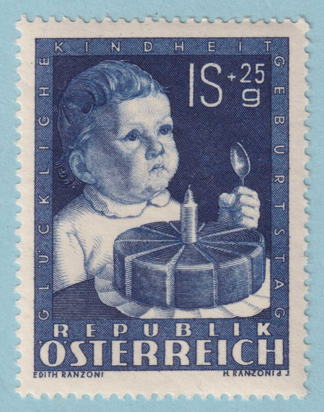 AUSTRIA B262 SEMI-POSTAL  MINT NEVER HINGED OG ** NO FAULTS VERY FINE! - QLN