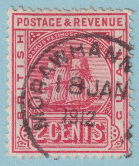 BRITISH GUIANA 172b  USED - "MORAWHANNA" CANCEL - NO FAULTS VERY FINE! - VYP