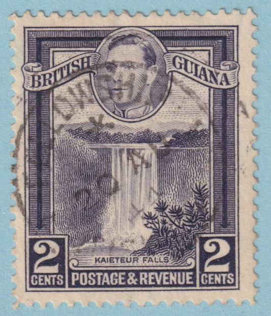 BRITISH GUIANA 231  USED - "FELLOWSHIP" CANCEL - NO FAULTS VERY FINE! - MBH