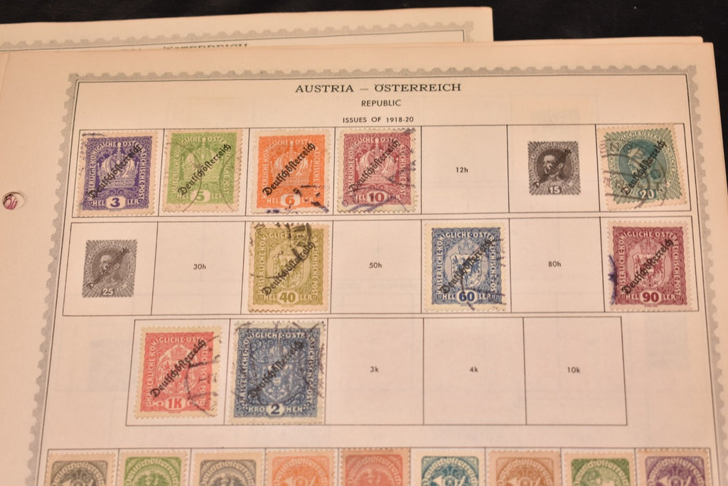 AUSTRIA - STRONG MINT AND USED COLLECTION ON ALBUM PAGES - BIN GAB