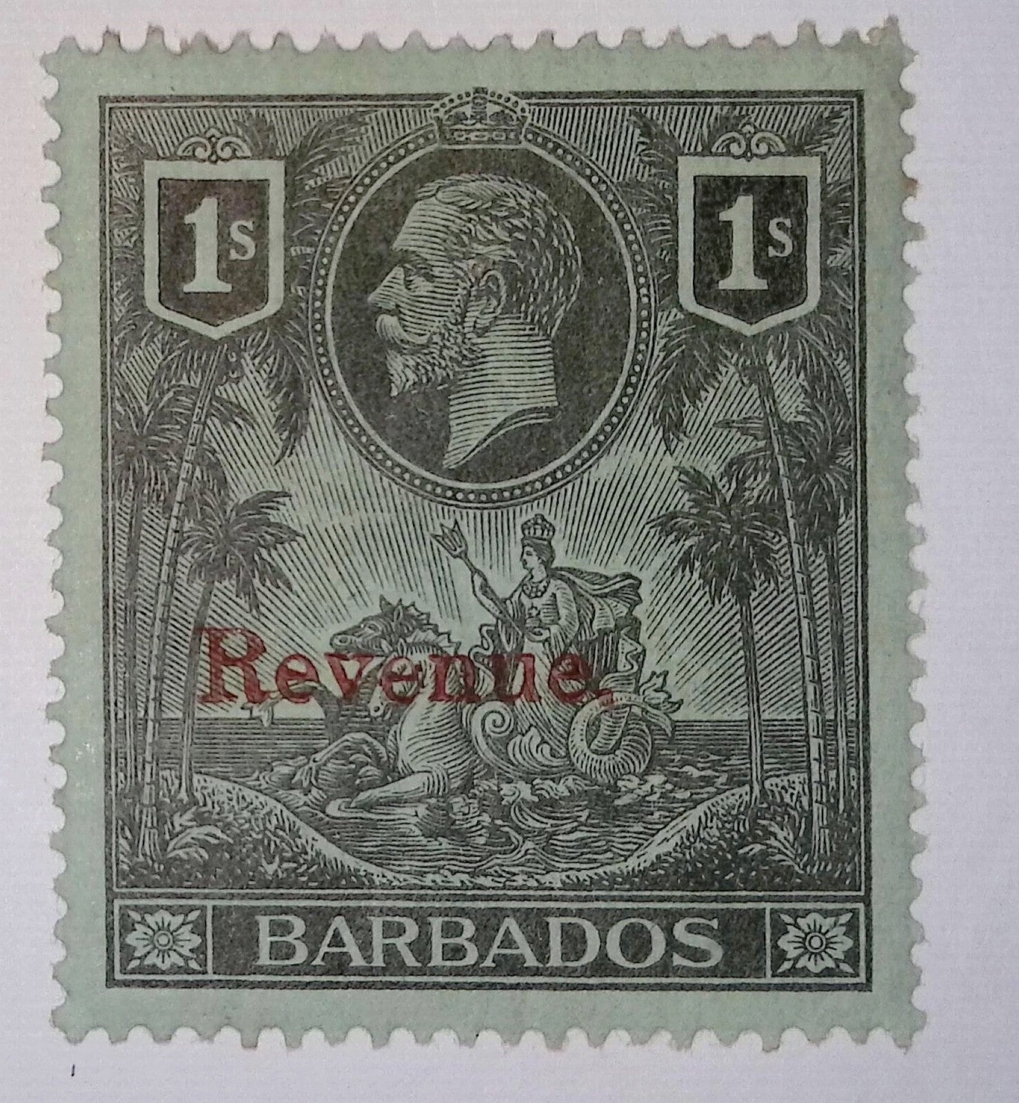 BARBADOS REVENUE 124 MINT HINGED OG*  NO FAULTS VERY FINE! JGS