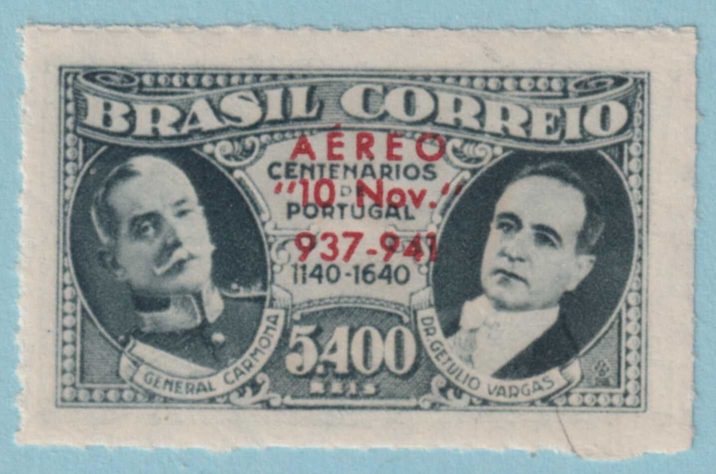 BRAZIL C45 AIRMAIL  MINT HINGED OG * NO FAULTS VERY FINE! - TMW