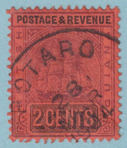 BRITISH GUIANA 134  USED - "POTARO" CANCEL - NO FAULTS VERY FINE! - LNO