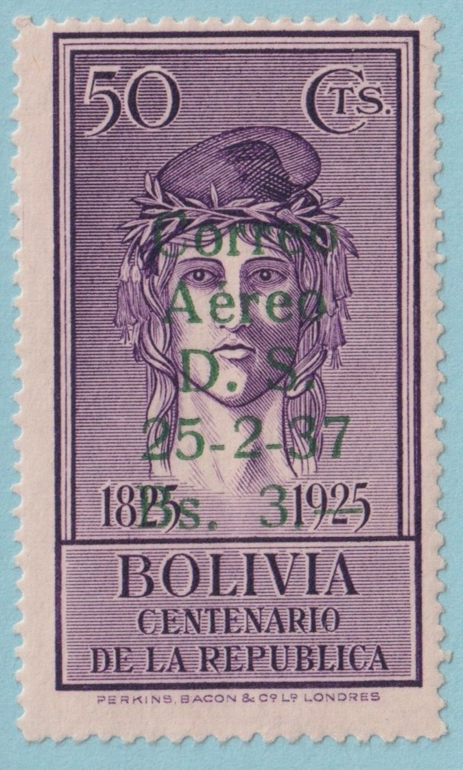 BOLIVIA C59 MINT HINGED OG* NO FAULTS VERY FINE! ANO