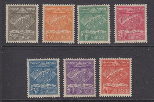 BRAZIL 1CL1 - 1CL7  CONDOR SYNDICATE - MINT NEVER HINGED OG ** SUPERB ! - T734