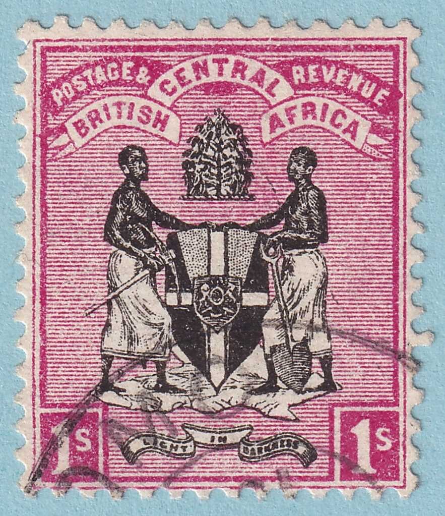 BRITISH CENTRAL AFRICA 25 USED NO FAULTS VERY FINE! MCH