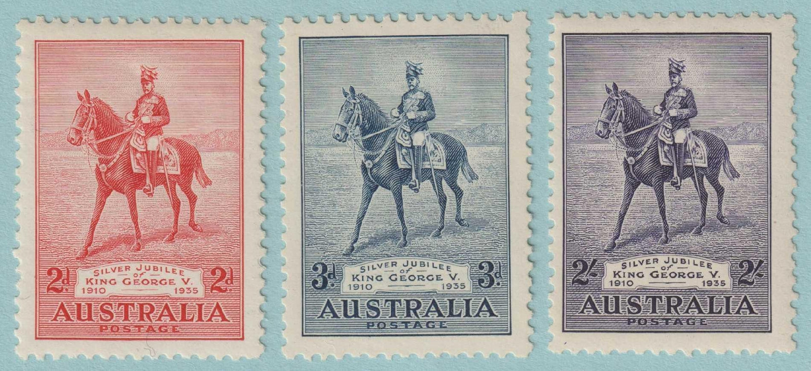 AUSTRALIA 152 - 154 MINT HINGED OG * NO FAULTS VERY FINE! - S341