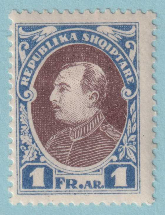 ALBANIA 193  MINT HINGED OG * COLOR VARIETY - NO FAULTS VERY FINE! -VHT