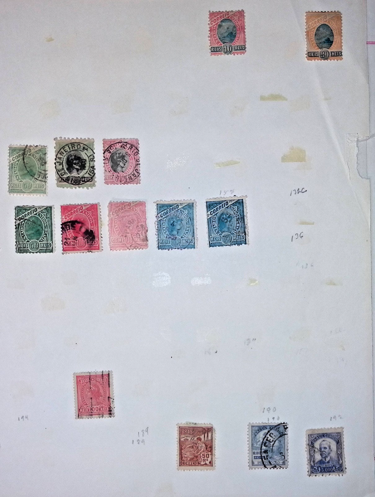 BRAZIL STRONG OLD COLLECTION ON ALBUM PAGES ON 81 PAGES! UNCHECKED! Q142