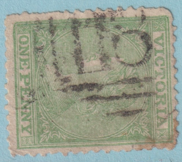 AUSTRALIA VICTORIA BATESFORD 118 POSTMARKS CANCEL RATED (SS) BY FREEMAN.   VYS