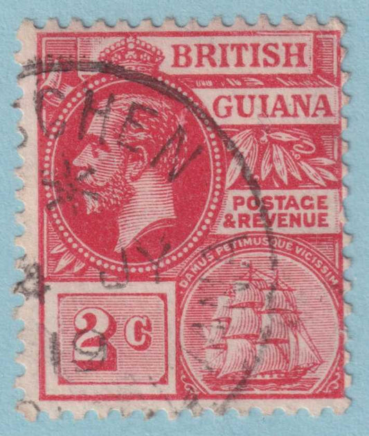 BRITISH GUIANA 179  USED - "TUSCHEN" CANCEL - NO FAULTS VERY FINE! - LDL