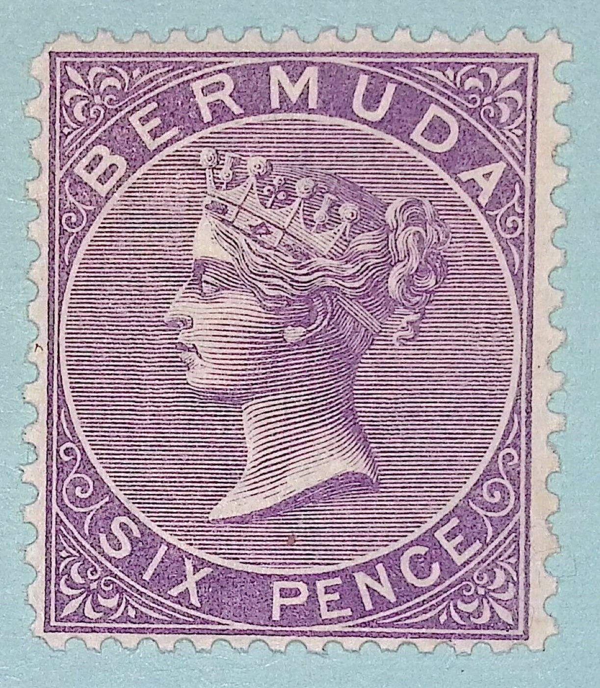 BERMUDA 8 WMK CC PERF 14 X12  MINT HINGED OG*   NO FAULTS VERY FINE! LRC