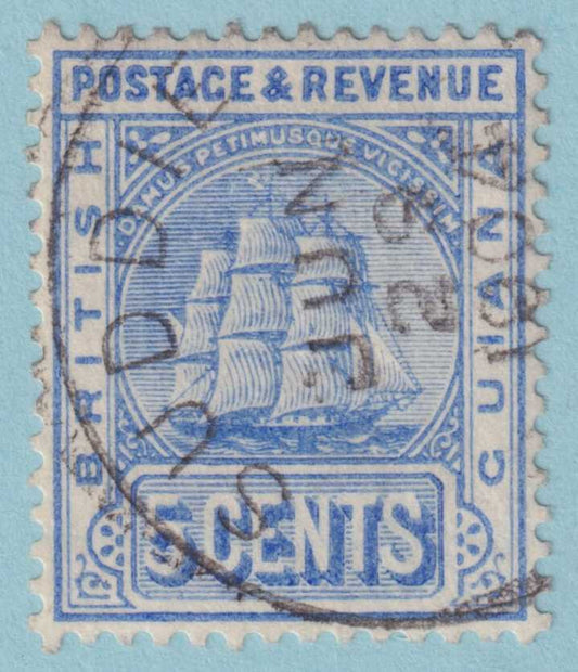 BRITISH GUIANA 136  USED - "SUDDIE" CANCEL - NO FAULTS VERY FINE! - KDT