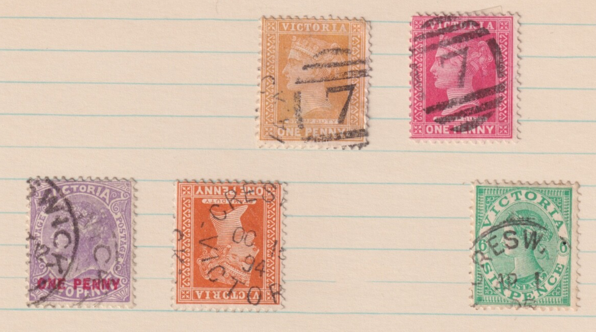 AUSTRALIA VICTORIA CRESWICK GROUP SON CANCELS! M002