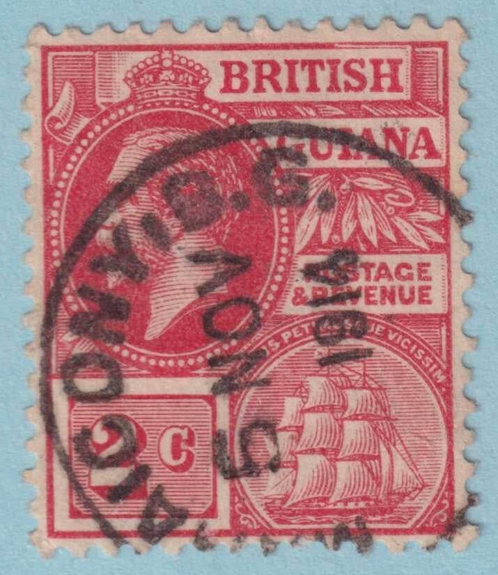 BRITISH GUIANA 179  USED - "MAHAICONY" CANCEL - NO FAULTS VERY FINE! - SQJ