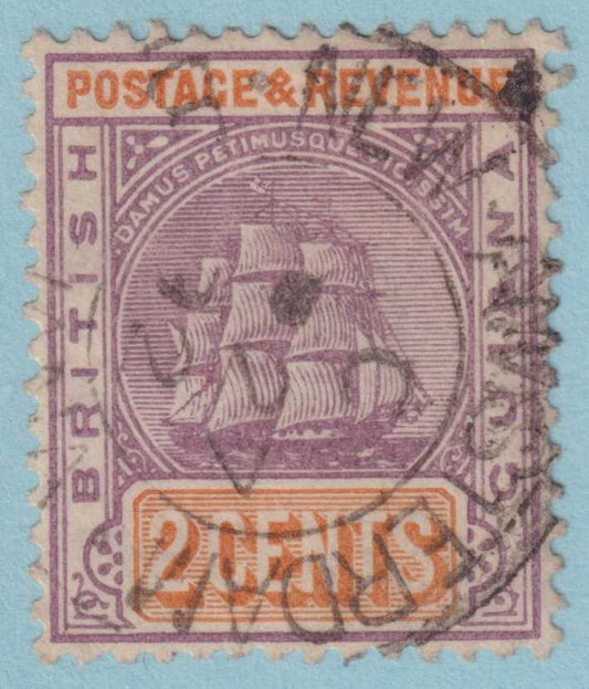 BRITISH GUIANA 132  USED - "NEW AMSTERDAM" CANCEL - NO FAULTS VERY FINE! - HYH