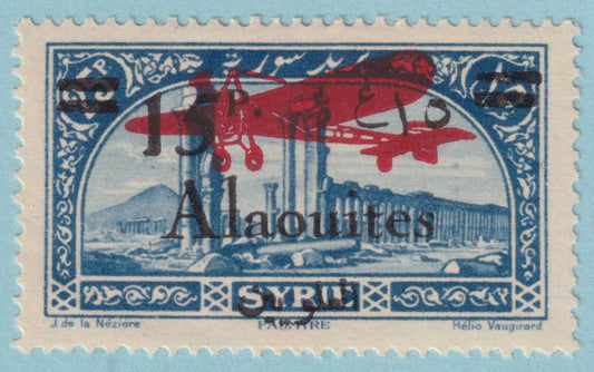 ALAOUITES C21 AIRMAIL  MINT HINGED OG * NO FAULTS VERY FINE! - CKG