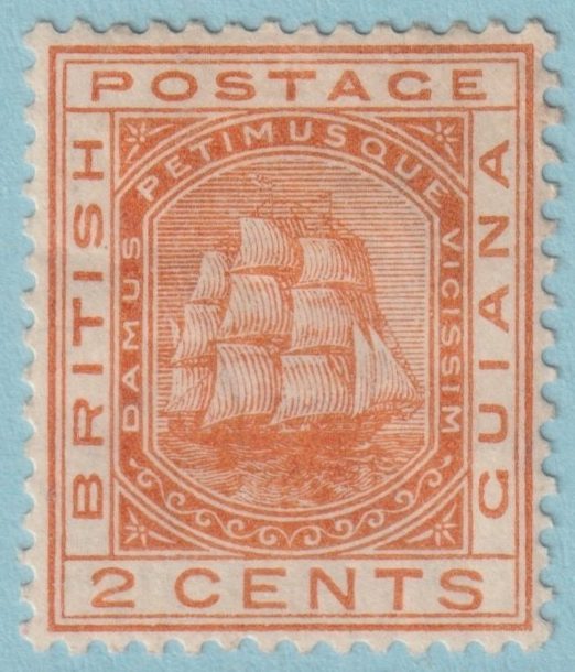 BRITISH GUIANA 108 MINT HINGED OG * NO FAULTS VERY FINE! - HUS