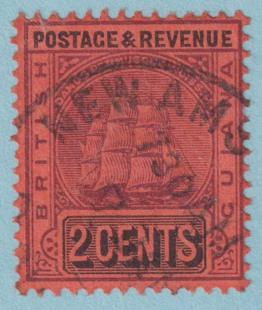 BRITISH GUIANA 134  USED - "NEW AMSTERDAM" CANCEL - NO FAULTS VERY FINE! - XJD