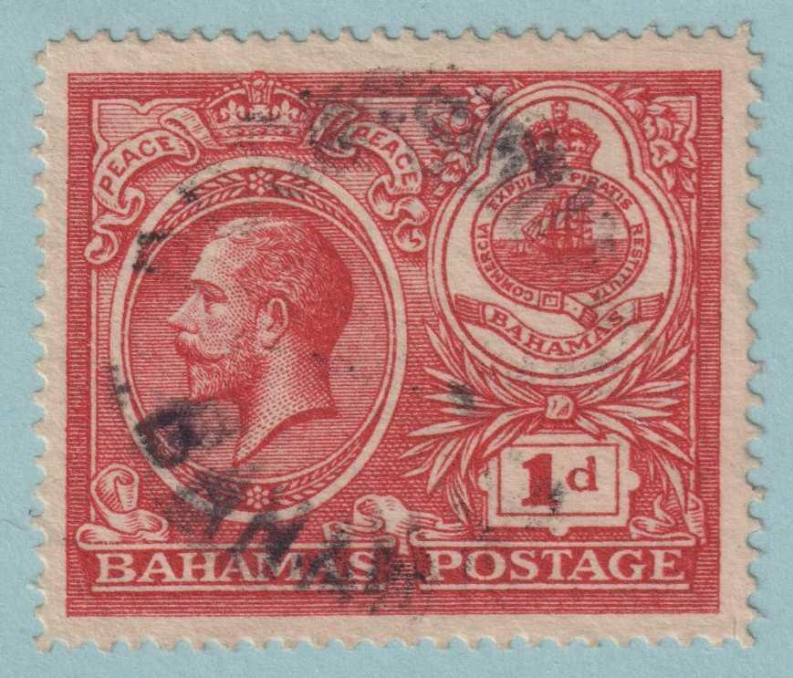 BAHAMAS SG107  USED - WATERMARK SIDEWAYS & REVERSED - NO FAULTS VERY FINE! - ZMR