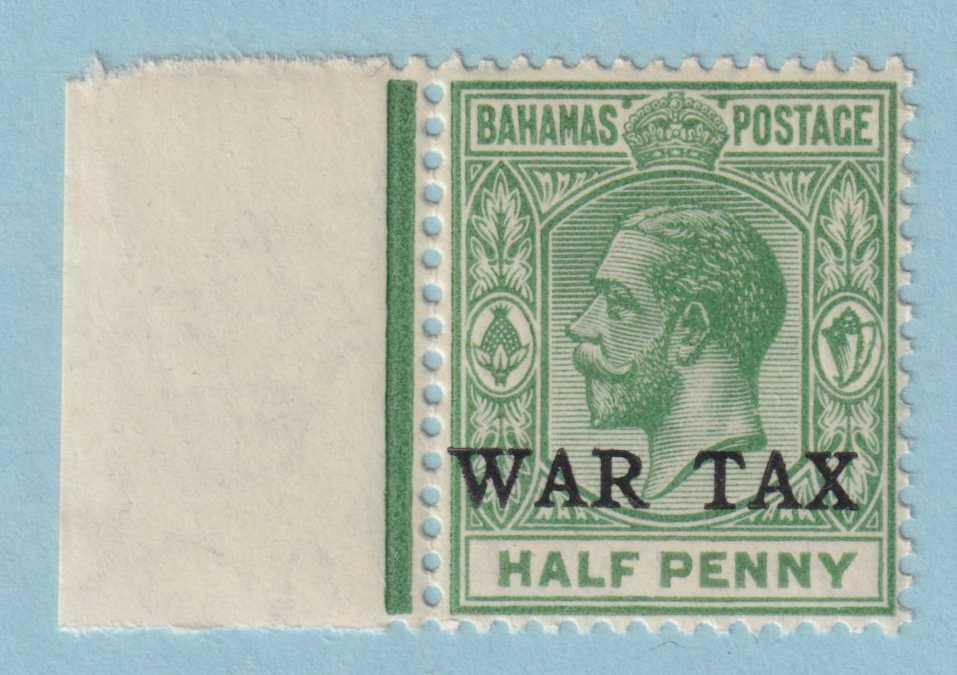 BAHAMAS MR1  WAR TAX WITH MARGIN  MINT NEVER HINGED OG ** EXTRA FINE! - GRP