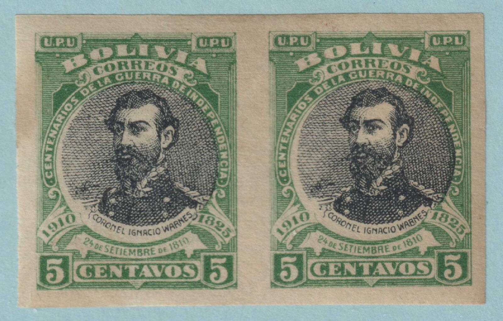 BOLIVIA 83 PAIR  MINT HINGED OG* NO FAULTS VERY FINE! AKX