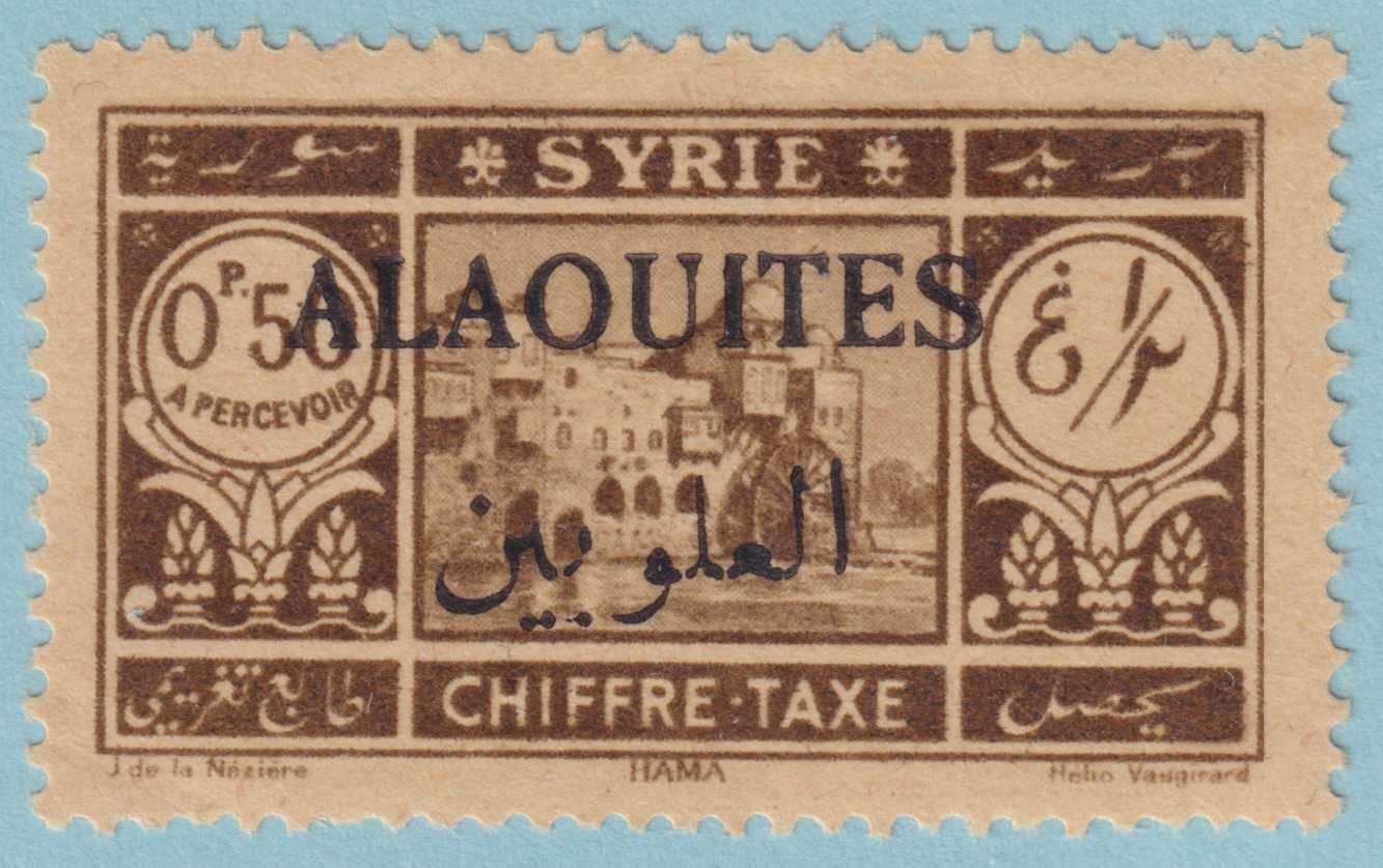 ALAOUITES J6 POSTAGE DUE  MINT HINGED OG * NO FAULTS VERY FINE! - VOU
