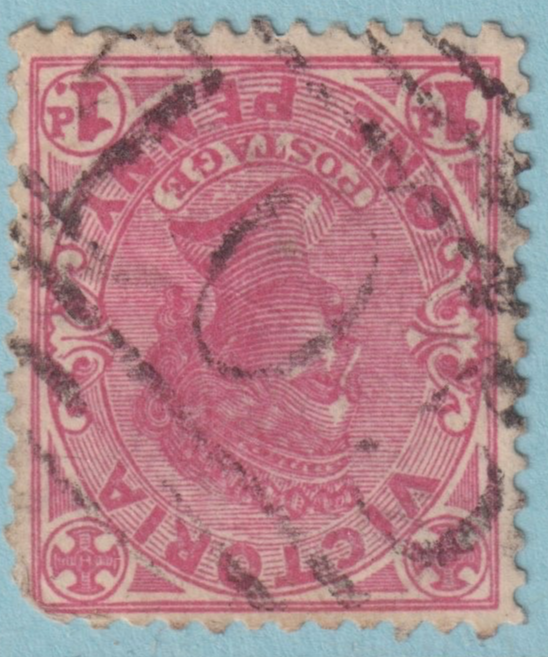 AUSTRALIA VICTORIA JEPARIT 105 POSTMARK CANCEL RATED (S) BY FREEMAN