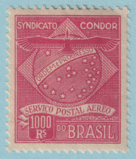 BRAZIL 1CL3 AIRMAIL SEMI-OFFICIAL  MINT HINGED OG * CONDOR SYNDICATE - TYA