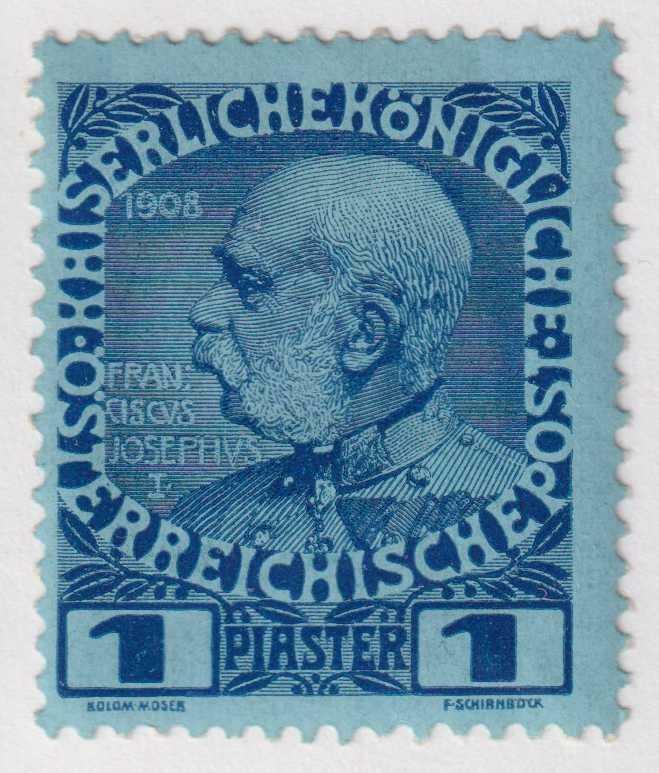 AUSTRIA OFFICES ABROAD - TURKEY 49  MINT HINGE REMNANTS OG *  VERY FINE! - ZSP