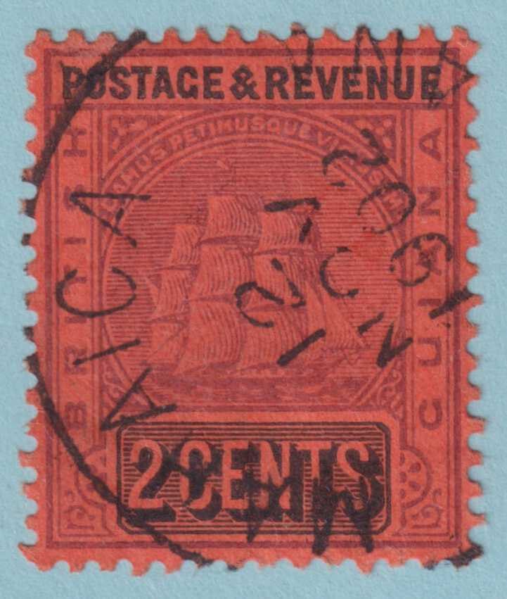 BRITISH GUIANA 134  USED - "MAHAICA" CANCEL - NO FAULTS VERY FINE! - ZXE