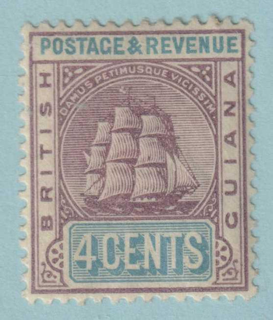 BRITISH GUIANA 135a  MINT HINGED OG * NO FAULTS VERY FINE! - AYG