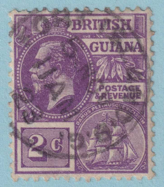 BRITISH GUIANA 193  USED - "FORT ISLAND"  CANCEL - NO FAULTS VERY FINE! - ZTH