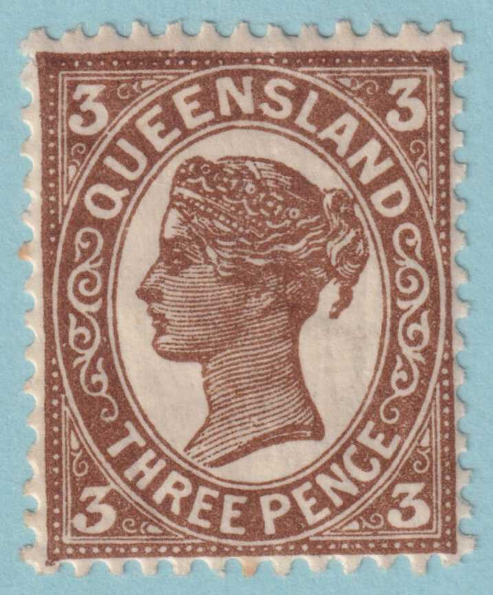 AUSTRALIAN STATES - QUEENSLAND 117  MINT HINGED OG * NO FAULTS VERY FINE! - LKD