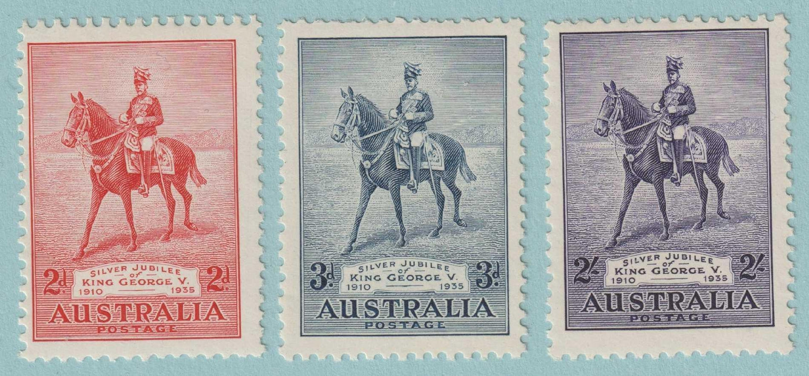 AUSTRALIA 152 - 154 MINT HINGED OG * NO FAULTS VERY FINE! - S342