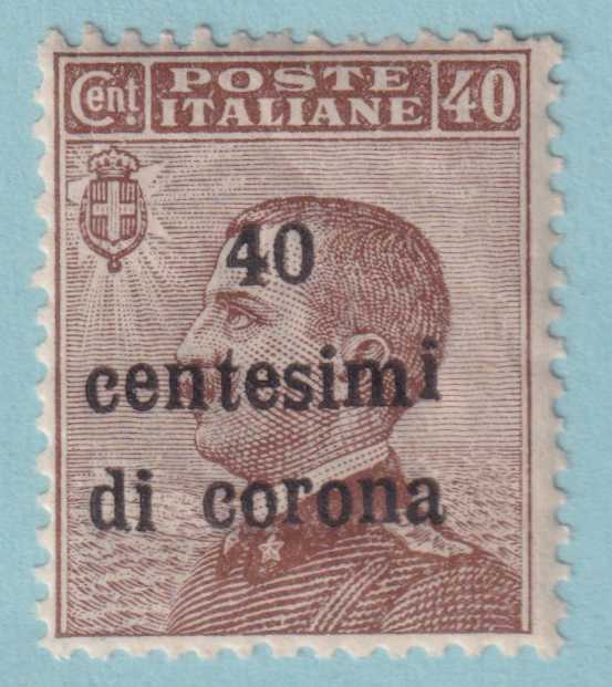 AUSTRIA – ITALIAN OCCUPATION N70  MINT HINGED OG *  RAISED "i" VARIETY - OHT