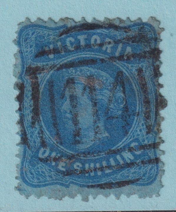 AUSTRALIA VICTORIA YAKANDANDHA 114 SON CANCEL POSTMARK RATED (R) BY FREEMAN HCT