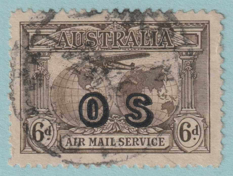 AUSTRALIA CO1 AIRMAIL OFFICIAL  USED -  NO FAULTS VERY FINE! - NKN